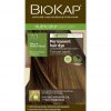 BioKap Nutricolor Delicato RAPID Permanent Hair Dye 7.0 Natural Medium Blond in a 135 ml package.