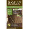 BioKap Nutricolor Delicato RAPID Permanent Hair Dye 8.03 Natural Light Blond in a 135 ml package.