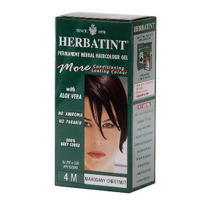 Herbatint Permanent Herbal Haircolour Gel 4M Mahogany Chestnut Hair Colouring Kit