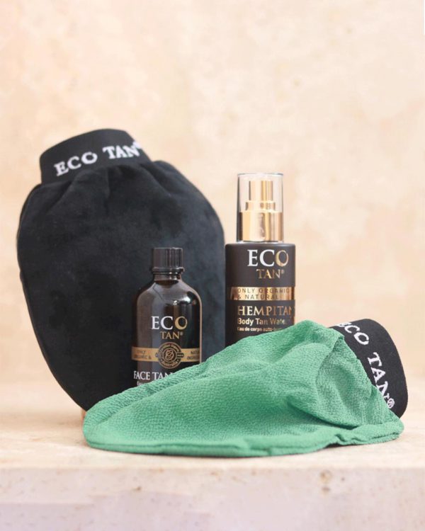 Eco Tan Complete Tanning Pack with Hempitan plus application and tan removal mitts