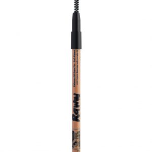 Raww - Babassu Oil Brow Fix with cap off in the shade of Soft Cocoa