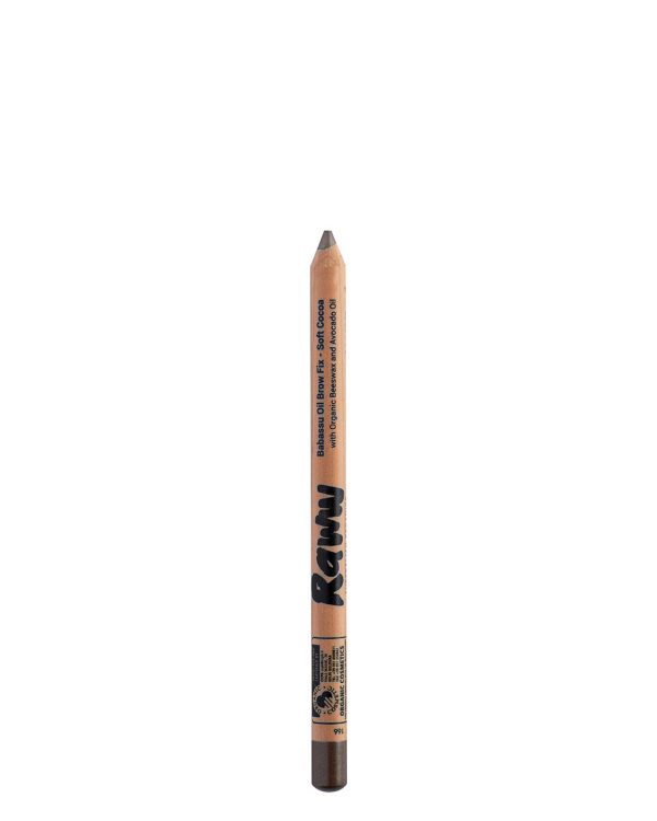 Raww - Babassu Oil Brow Fix pencil in the shade of Soft Cocoa