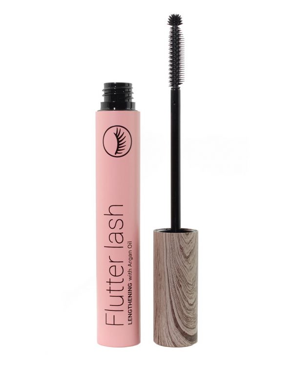 Raww - Flutter Lash Lengthening Mascara in an opened container