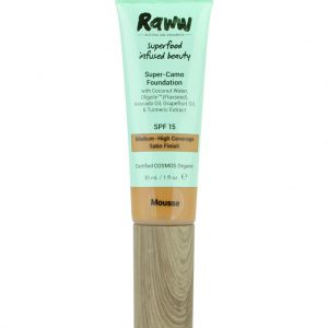 Raww - Superfood Super-Camo Foundation 30 ml tube in the colour shade of Mousse