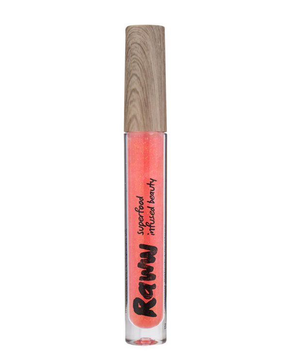Raww - Coconut Splash Sheer Lip Gloss in the shade of Melon Fizz