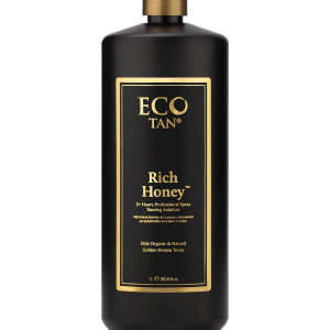 Eco Tan Rich Honey Solution in a 1 litre bottle