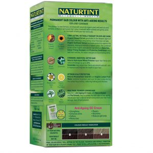 Naturtint - Natural Permanent Hair Colour 6.7 Dark Chocolate Blonde rear package view