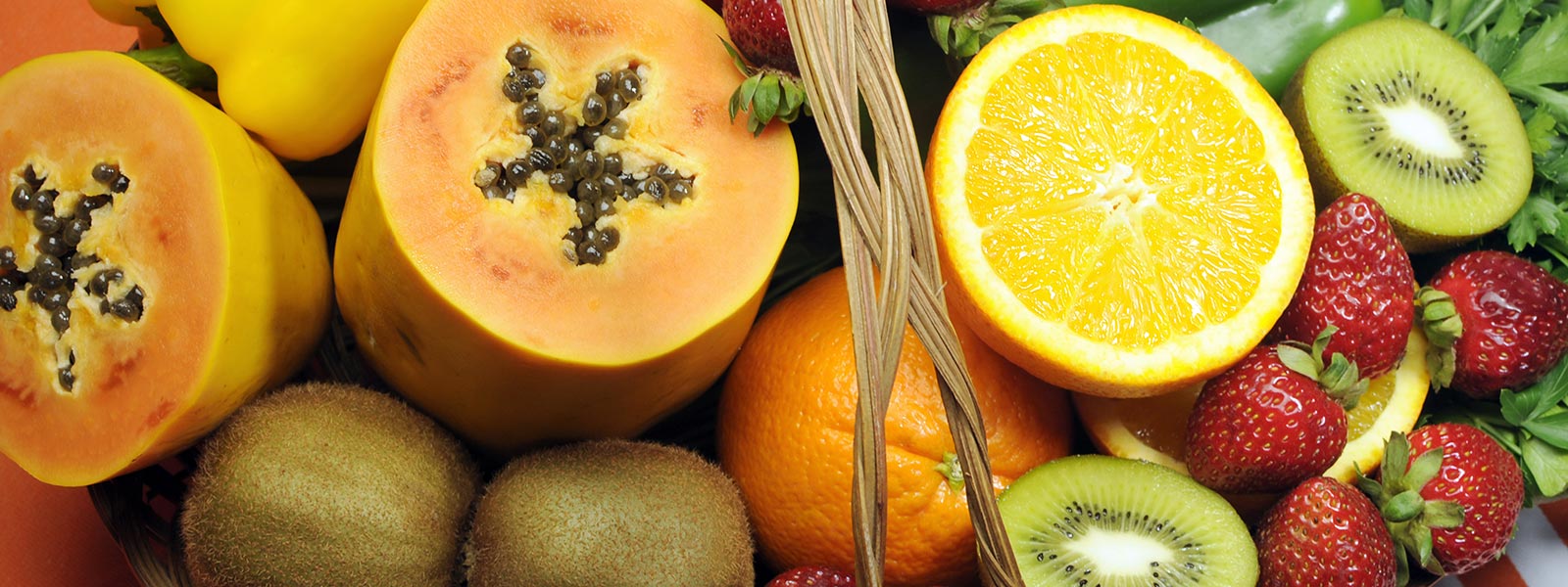 Image of fresh antioxidant rich natural fruits arranged together
