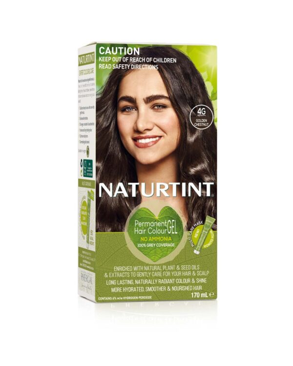 Naturtint - Natural Permanent Hair Colour 4G Golden Chestnut front package view
