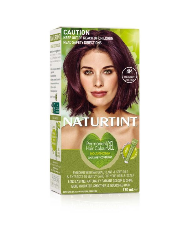 Naturtint - Natural Permanent Hair Colour 4M Mahogany Chestnut front package view
