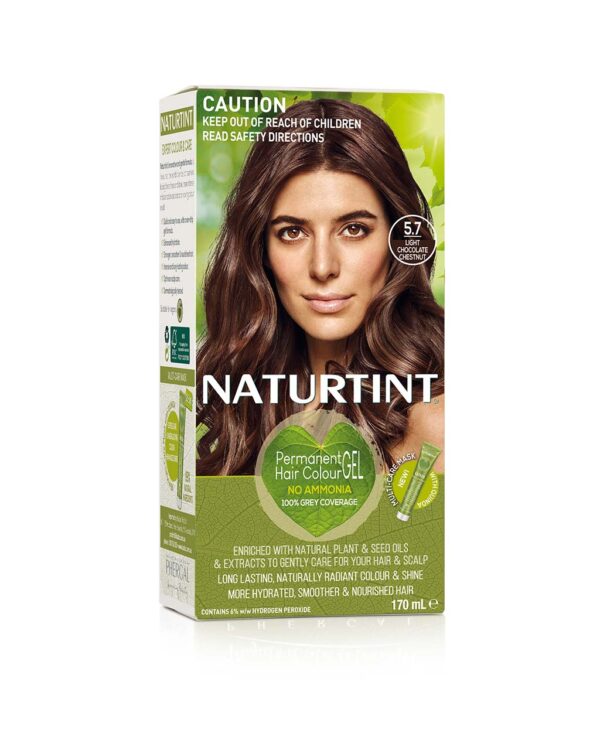 Naturtint - Natural Permanent Hair Colour 5.7 Light Chocolate Chestnut front package view