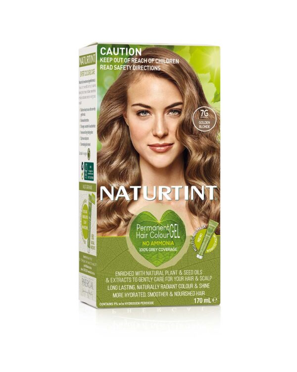Naturtint - Natural Permanent Hair Colour 7G Golden Blonde front package view