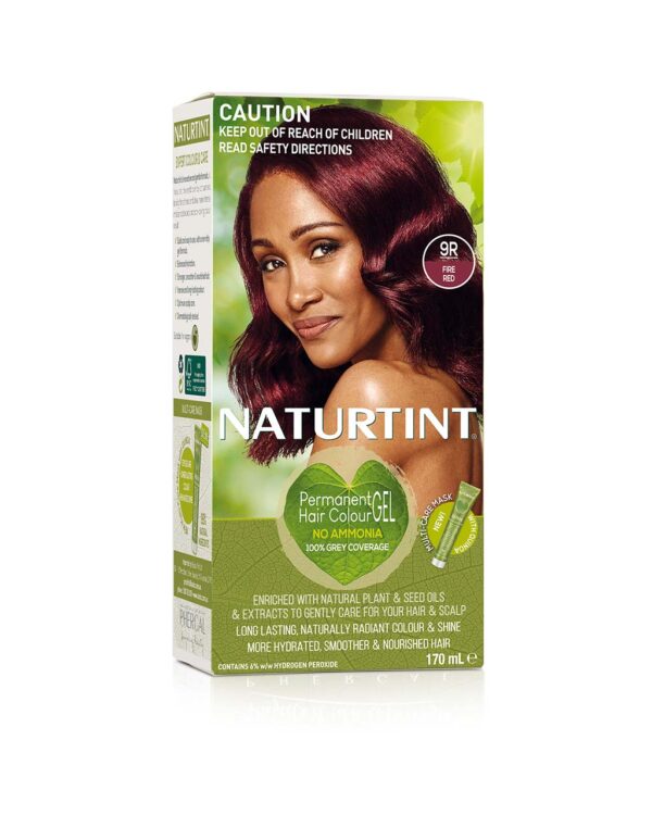 Naturtint - Natural Permanent Hair Colour 9R Fire Red front package view