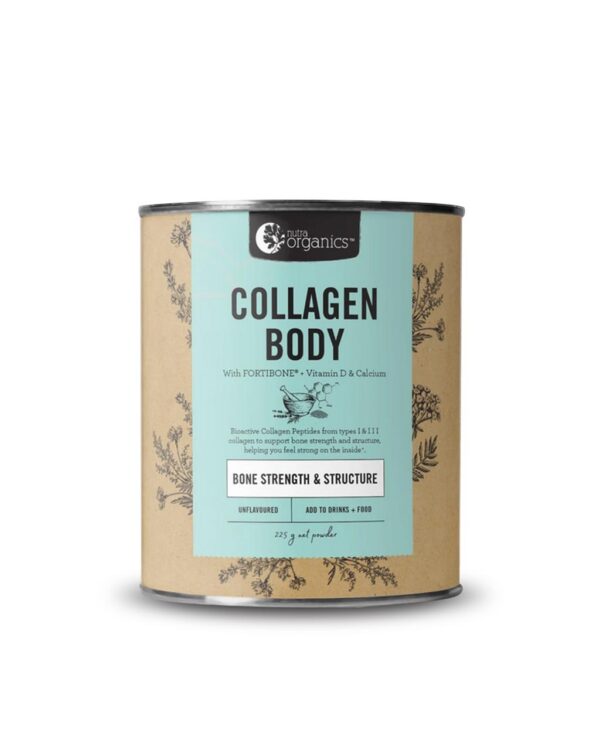 Nutra Organics Collagen Body 225 gram container