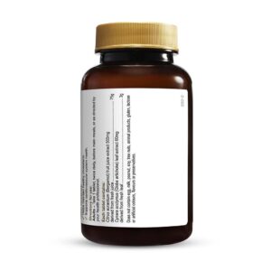 Herbs of Gold - Bergamot Cholesterol Care rear view of a 60 Tablet Bottle