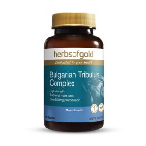 Herbs of Gold - Bulgarian Tribulus Complex front view of a 30 Tablet bottle