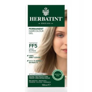 Herbatint Permanent Herbal Haircolour Gel FF5 Sand Blonde Hair Colouring Kit